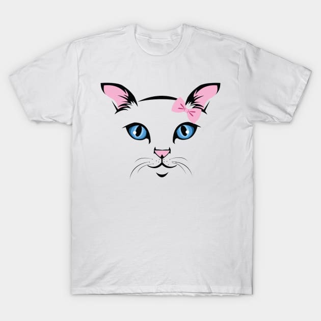 Beautiful Kitty Eyes T-Shirt by CryptoTextile